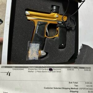 Mini GS Paintball Marker - Gold and Black